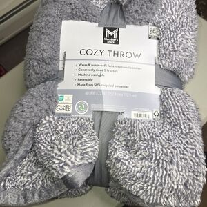 Member's Mark Cozy Throw Blanket - Gray